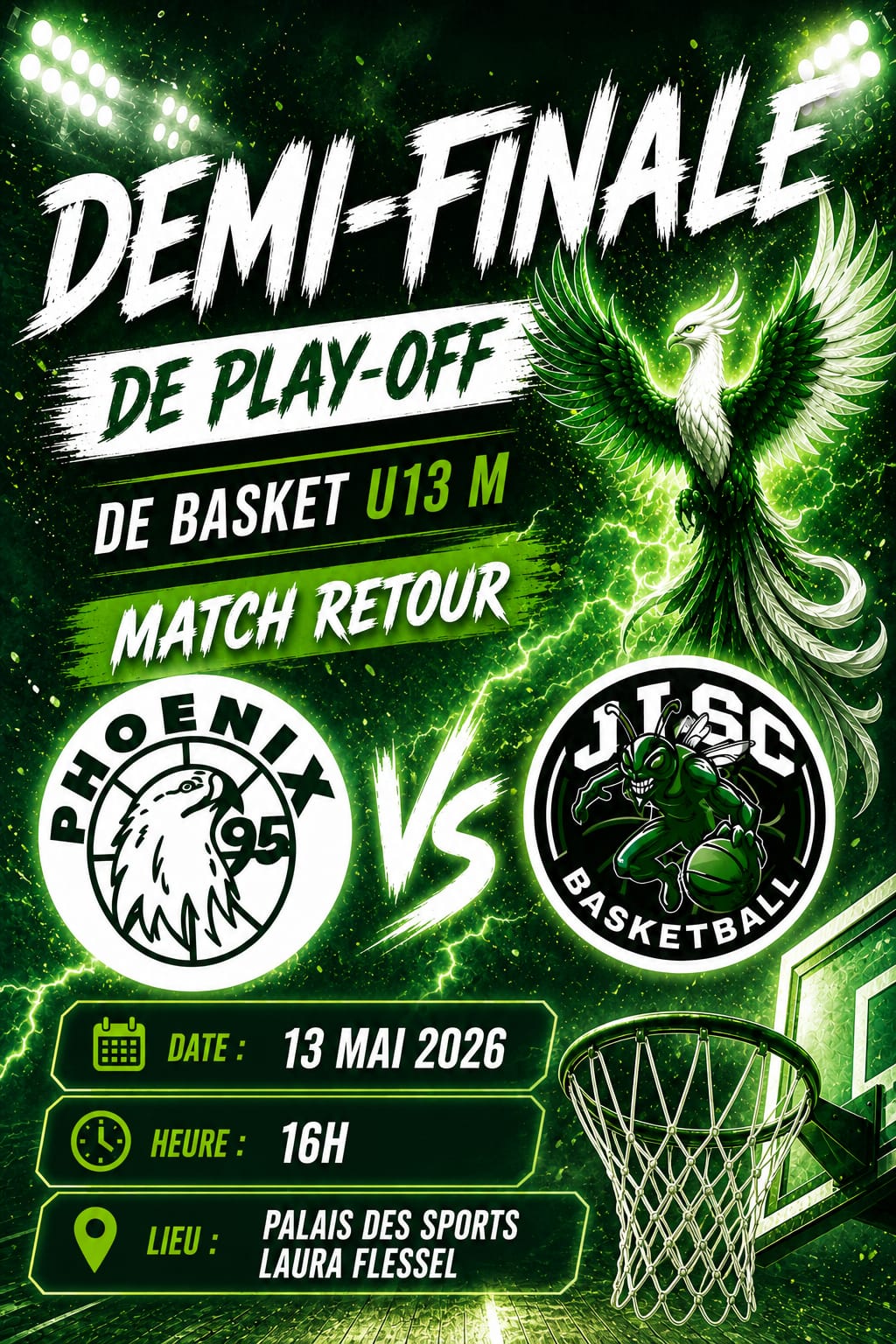 Match retour demi finale U13 2025/2026