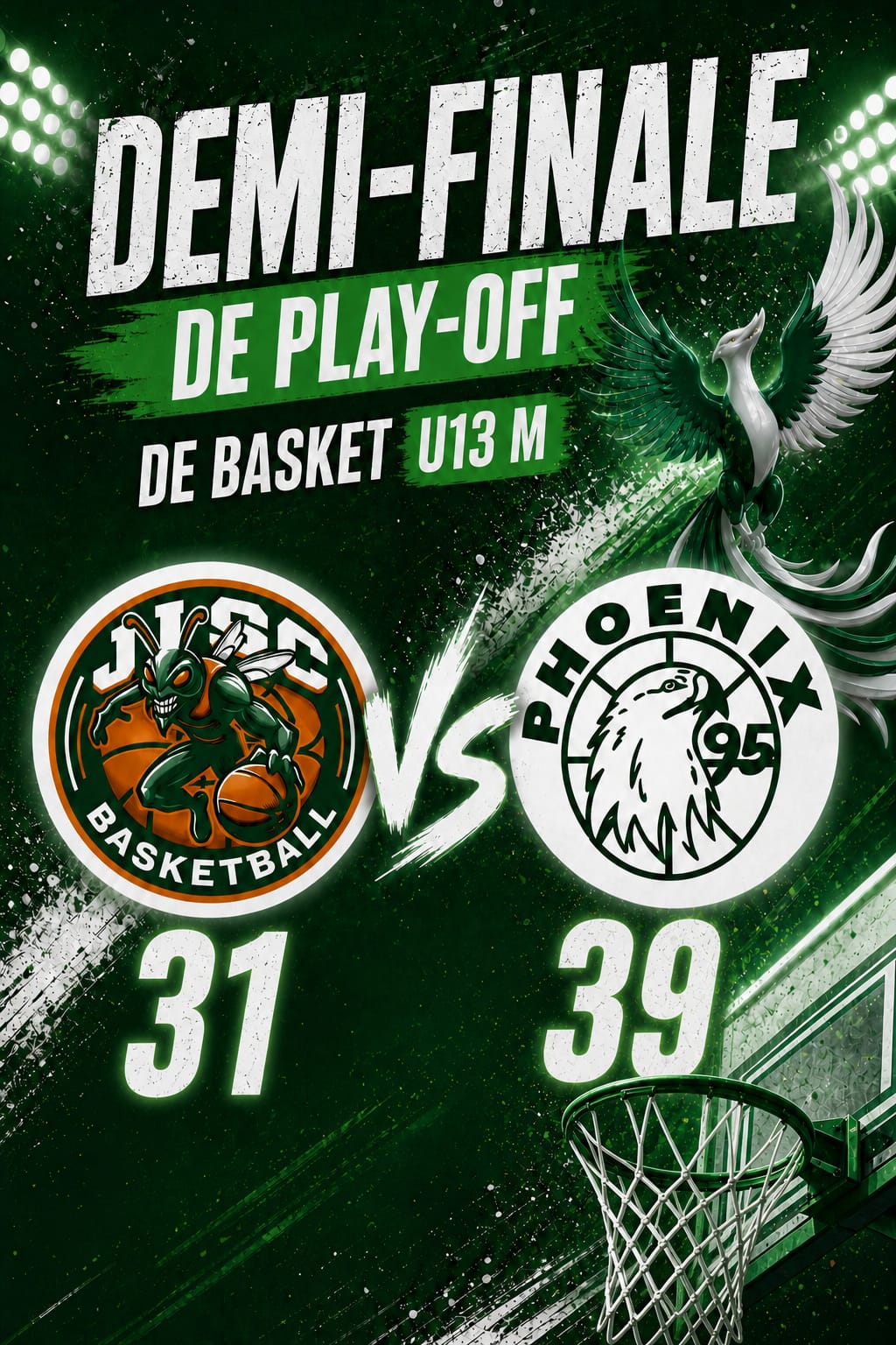 Résultat match aller U13 2025/2026